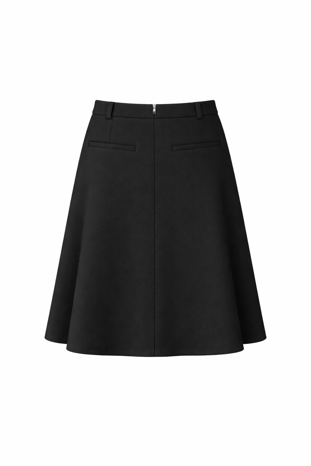 רכישה מוקדמת חצאית קפלים - שחור