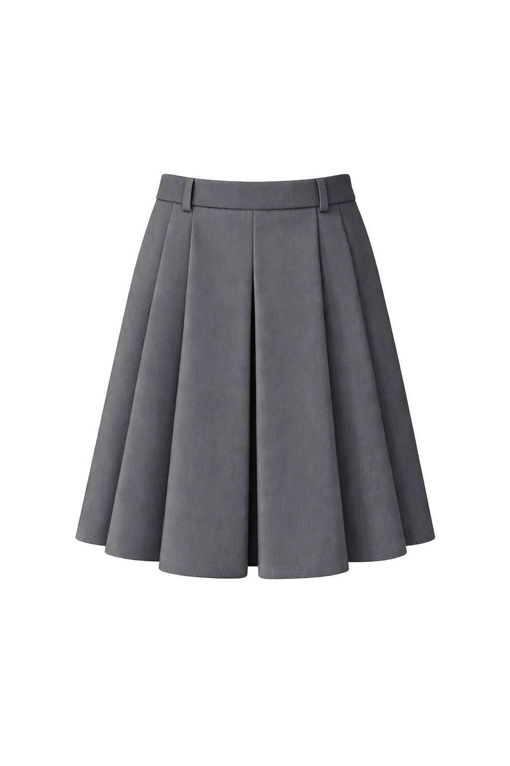 רכישה מוקדמת חצאית קפלים- אפור